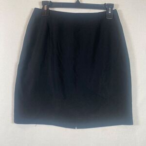 Hugo Buscati Milano Black Pencil Skirt – Vintage Made in USA – Size 8
